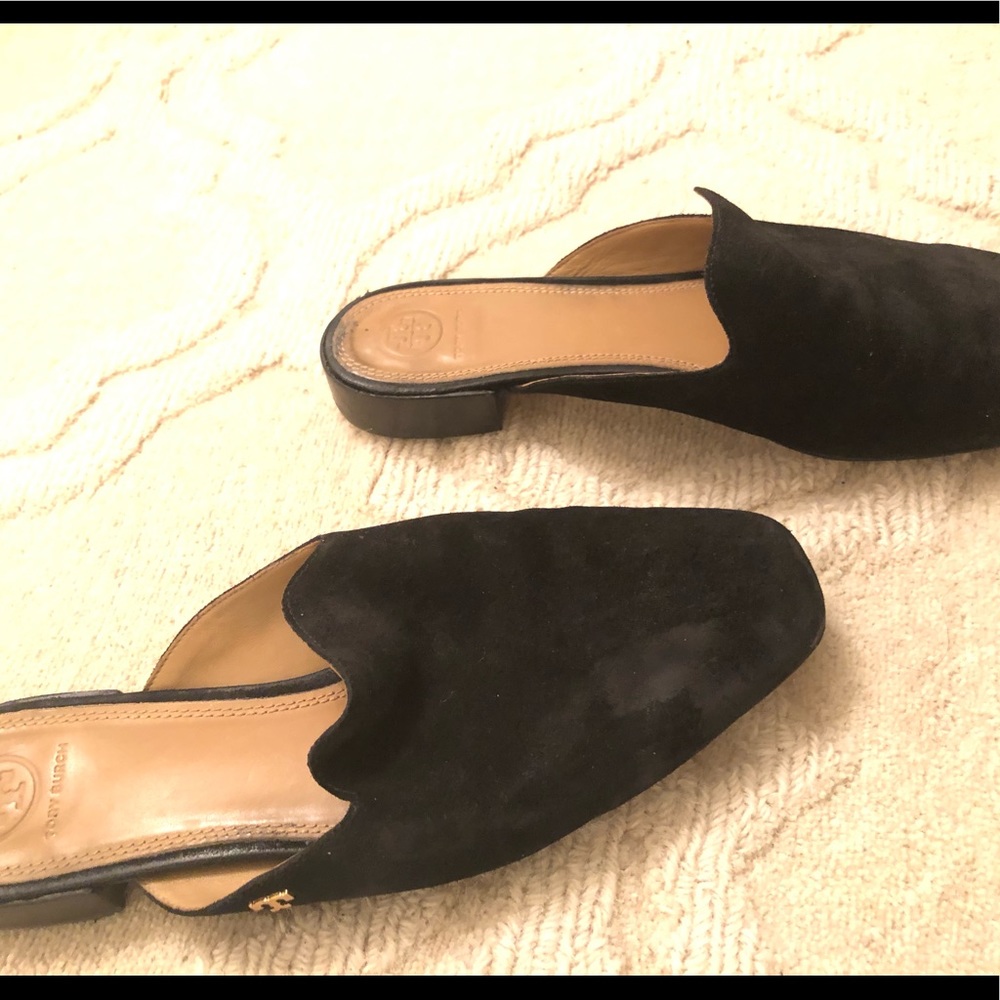 Tory Burch Carlotta suede mules